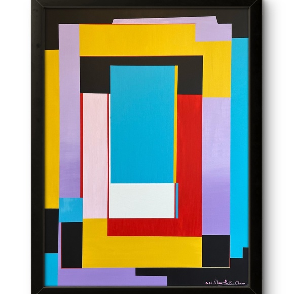 36” x 48” Original Acrylic Painting signed by Artist - Picture 3 of 3